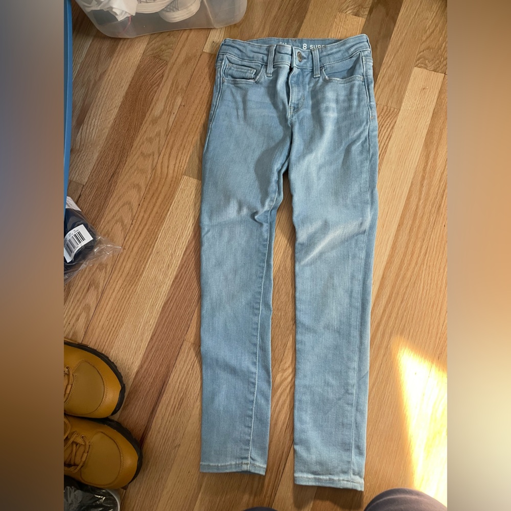Girls Gap super skinny jeans, size 8